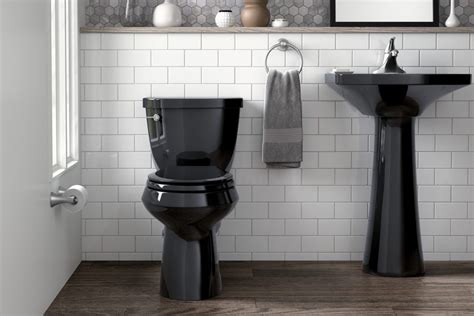 a black toilet this unconventional choice is a bathroom trend philly