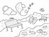 Park Coloring Pages Colouring 458px 25kb sketch template