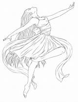 Coloring Ballerina Pages Barbie Lineart Colouring Kids Printable Ballet Color Adult Princess Print Library Clipart Girl Collection Dancing Deviantart Choose sketch template