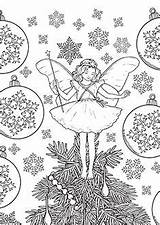 Coloring Pages Fairies Flower Christmas Activities Fairy Fairyland Barker Cicely Mary Colouring Sheets Flowerfairies Yule Land Colors Adult Choose Board sketch template