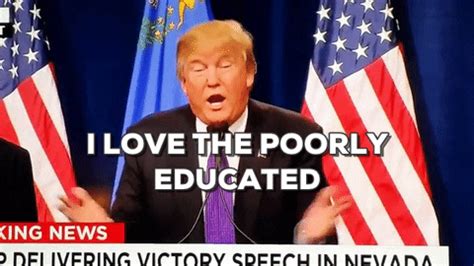 chuck norris donald trump education gifs find share  giphy