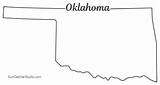 Oklahoma Outline Clipart Map State Cliparts Library Shape Clipground sketch template