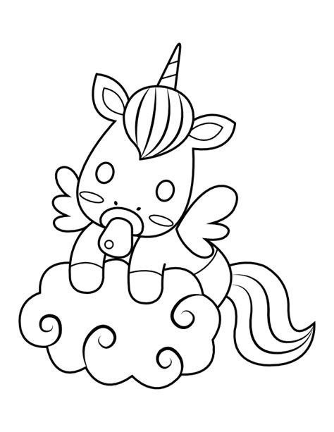 cute baby unicorn coloring page unicorn coloring pages easy coloring