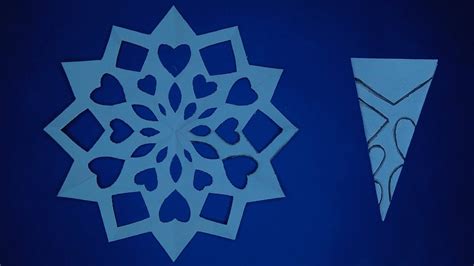 How To Make A Paper Snowflake Christmas Decorations Craft Design