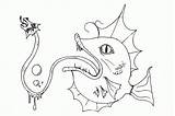 Coloring Sea Pages Monsters Monster St Nicholas Library Clipart Popular Line sketch template