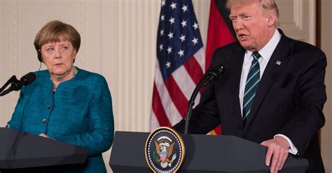 Donald Trump Handed Fake £300bn Nato Invoice To Angela
