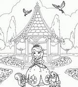 Sofia Kleurplaat Princesas Princesinha Leukvoorkids sketch template