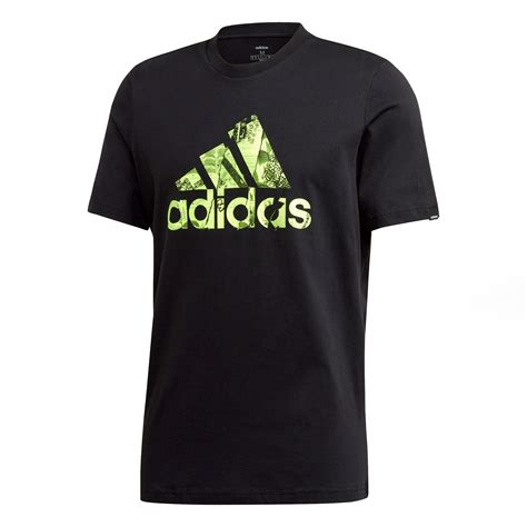 adidas photo logo  shirt heren zwart neongroen  kopen tennis point