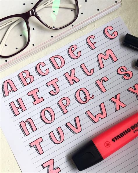 pin de   em lettering ideias  cadernos como fazer letra bonita