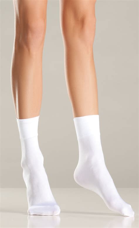 Nylon Cuff Ankle Socks