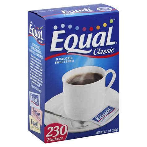 equal sweetener  calorie  oz