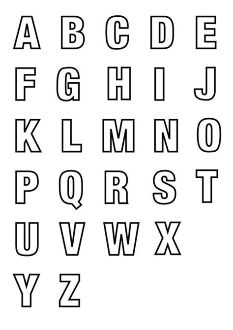 alphabet letters  print  printable alphabet letters english