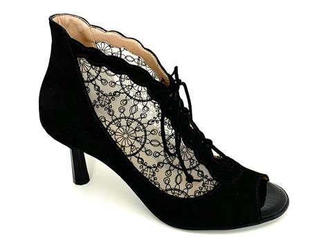 beautifeel thea womens lace  bootie black  shoe spa