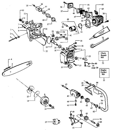 parts diagram  stihl  chainsaw