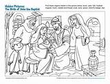 Baptist Zechariah Preschool Lessons Sundayschoolzone Childrens Zacharias Luke Classes sketch template