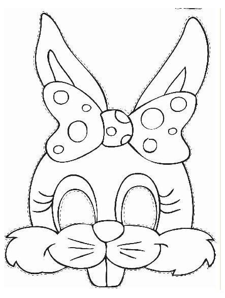 easter bunny mask template mardi gras  ideas pinwire pin