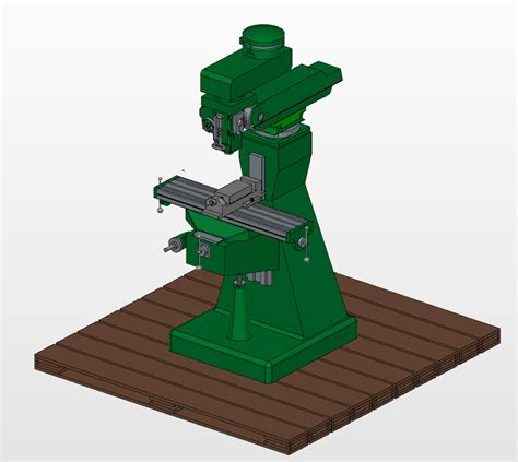 milling machine  model cad file view picture   downloads