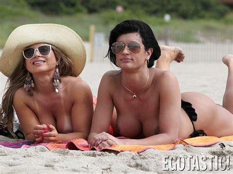 Miss Butt Brazil Topless In A Bikini On Miami Beach 10