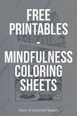 Mindfulness Sheets Diaryofajournalplanner sketch template