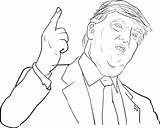 Trump Donald Coloring Pages Printable Line Face Drawing Color Book Clipart Getdrawings Bestcoloringpagesforkids Choose Board Gif Kids Getcolorings sketch template