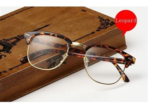 classic retro clear lens nerd frames glasses myopia