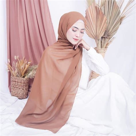 Bella Pashmina Hijab Wanita Muslimah Termurah Shopee Indonesia
