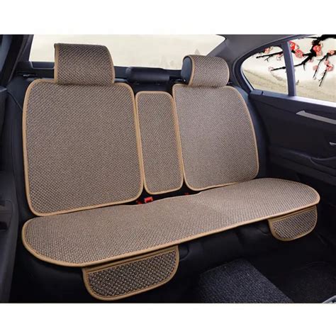 breathable mesh car seat covers universal rear seat pad set four
