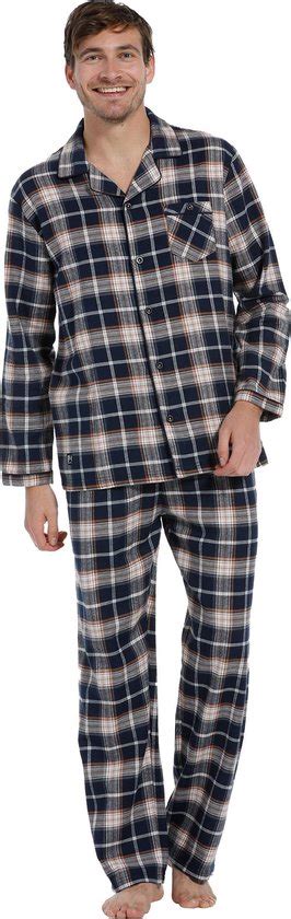 bolcom geruite flanellen heren pyjama