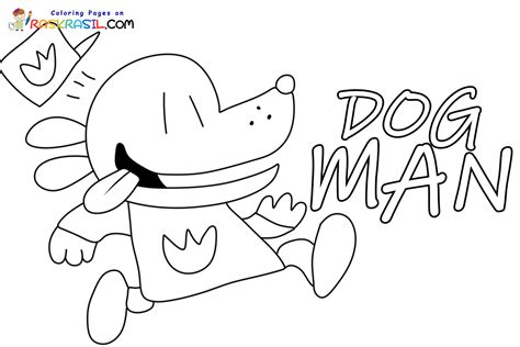 dog man coloring pages nulledst
