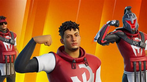 Nfl Quarterback And Mvp Patrick Mahomes Makes A Play In The Fortnite Icon