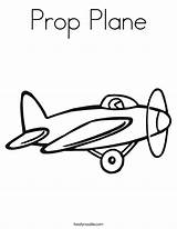 Plane Coloring Airplane Worksheet Prop Pages Aeroplane Kids Drawing Propeller Gramps Thank Pilot Colouring Print Template Aeroplanes Built Twistynoodle California sketch template