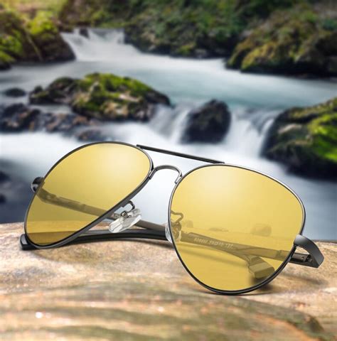 polarized night vision prescription sunglasses for men anti glare