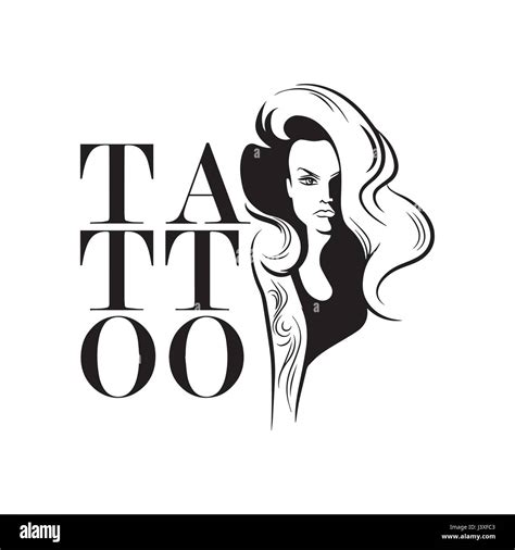 tattoo shop logo design stock vector image art alamy