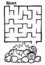 Mazes Printable Kids Maze Easy Printables Worksheets Puzzles Print Coloring Camping Pages Allkidsnetwork Toddler Bonfire Medium Preschool Games Adults Ages sketch template