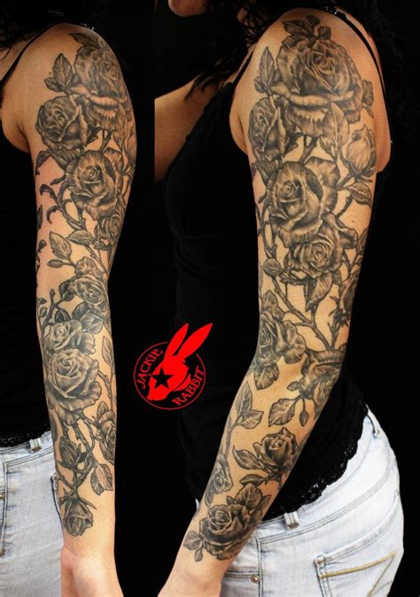 rose vines tattoo  bicep men yahoo image search results  sleeve