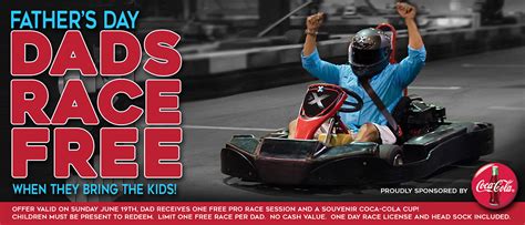 Dads Race Free Father S Day Xtreme Action Park