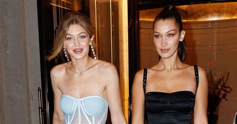 this is so awkward bella and gigi hadid pose naked for british vogue but photo divides fans