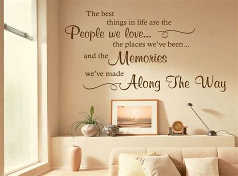 The Best Things In Life Are Wall Art Quote Sticker