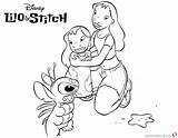 Stitch Coloring Lilo Pages Ohana Disney Characters Printable Drawing Color Getdrawings Kids sketch template