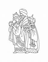 Kings Three Coloring Pages Getcolorings Color sketch template