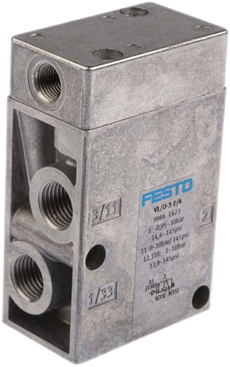 Vl O 3 1 4 Festo Festo 3 2 Pneumatic Solenoid Valve Pneumatic G 1 4