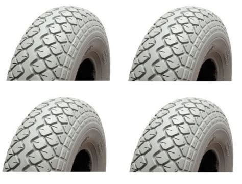 Mobility Scooter Tyres 400 5 330 X 100 Full Set 4 Mobility