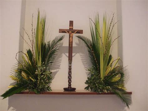 palm sunday altar  mark bacher flickr alter flowers church