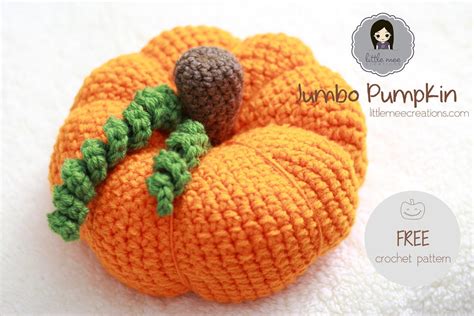 jumbo pumpkin crochet pattern favecraftscom