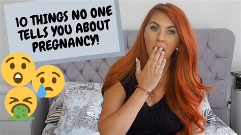 10 things they don t tell you about pregnancy warning tmi youtube