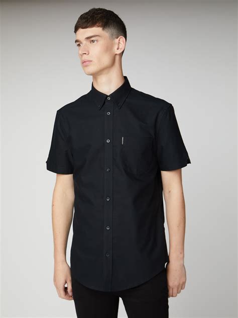 Short Sleeve Plain Oxford Shirt Ben Sherman