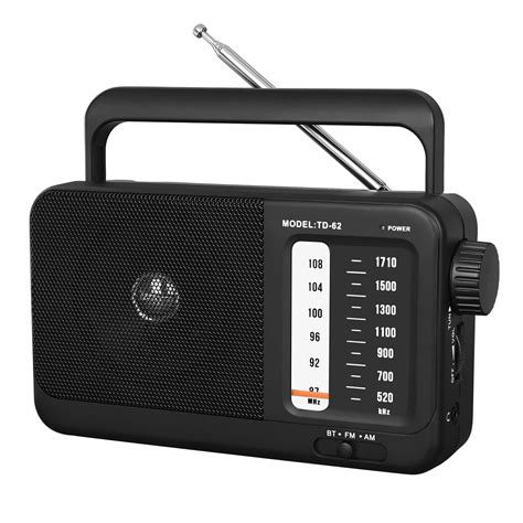 buy portable bluetooth  fm radio   reception battery