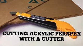 cutter acrylic
