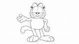 Garfield Coloriage sketch template