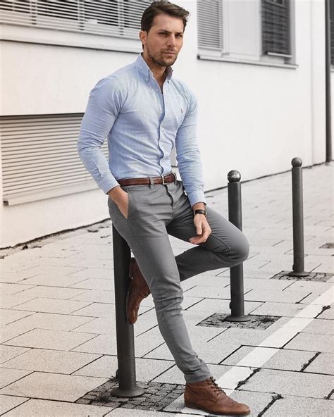 grey dress pants mens outfit alittlemisslawyer
